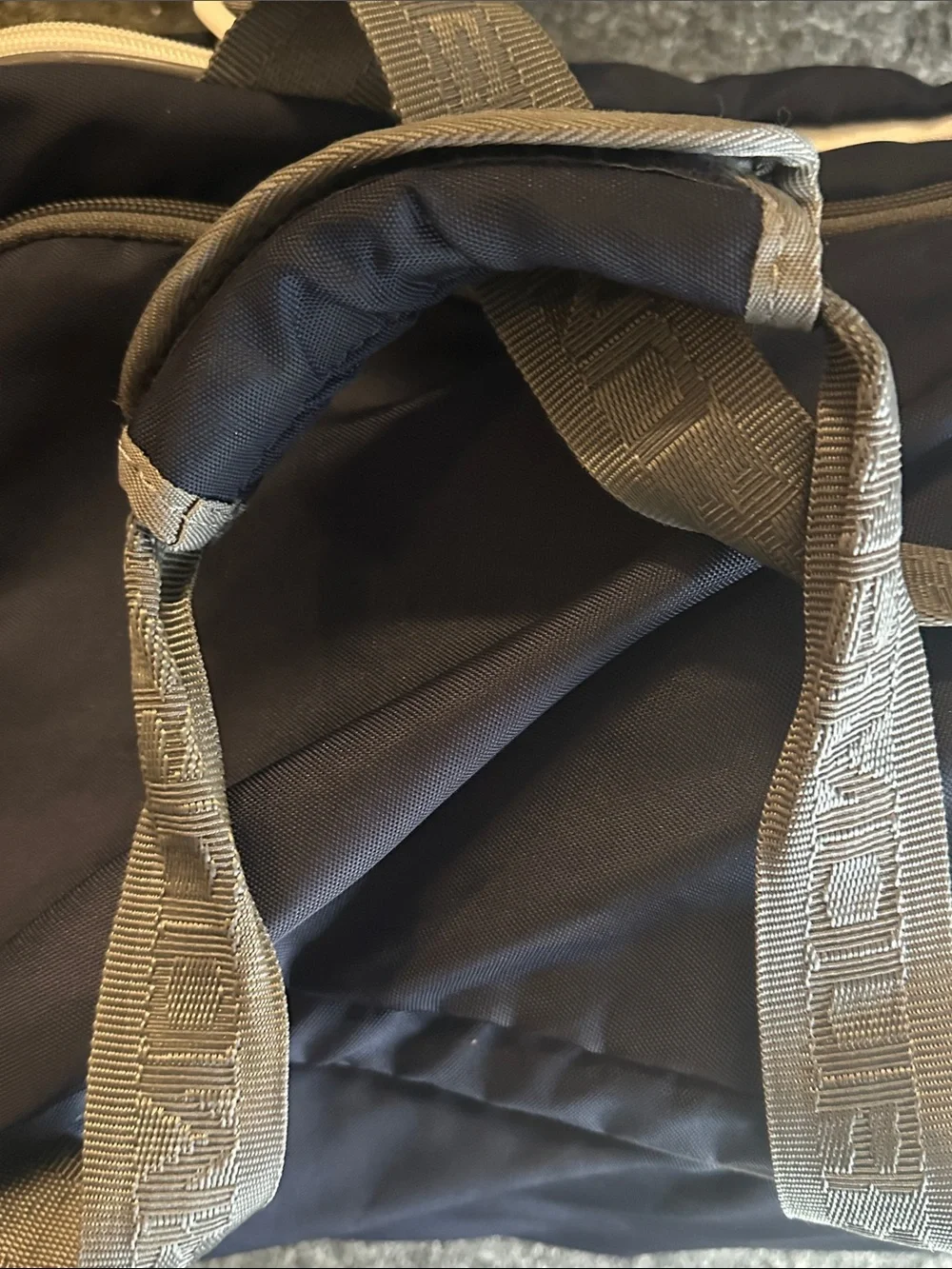 Under Armour Navy and Gray Storm1 Duffel - Men's Carry Bag